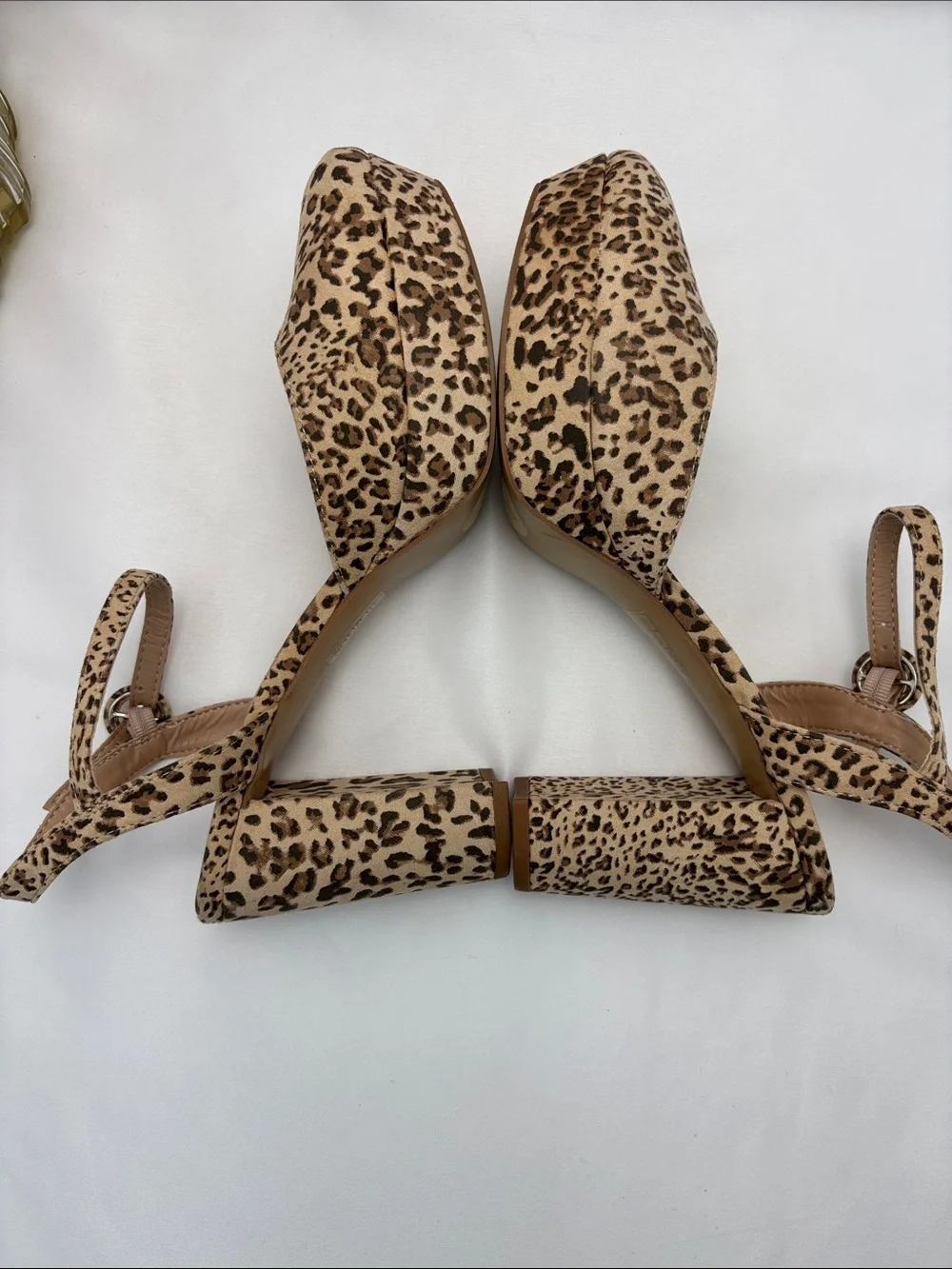Jouree Collection Leopard Print Platform Slingback Heels‎ - Women’s 7.5 #353